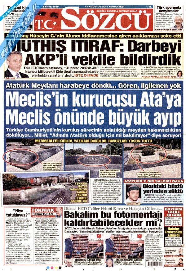 Sözcü gazetesinin ikiyüzü